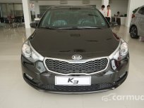 Kia K3 EX AT 2016 - Cần bán Kia K3 EX AT 2016, màu đen, giá chỉ 637 triệu
