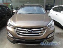 Hyundai Santa Fe  AT 2016 - Bán Hyundai Santa Fe AT đời 2016, màu nâu