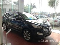 Hyundai Santa Fe  AT 2016 - Bán Hyundai Santa Fe AT sản xuất 2016, màu đen
