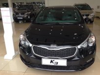 Kia K3 MT 2016 -  Bán Kia K3 MT sản xuất 2016, màu đen, giá 565tr, hỗ trợ trả góp 100%, giao xe ngay