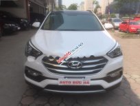 Hyundai Santa Fe CRDI 2016 - Cần bán gấp Hyundai Santa Fe CRDI đời 2016, màu trắng