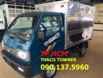 Thaco TOWNER 750A 2016 - TP. HCM Towner 800, đời thùng kín tôn kẽm