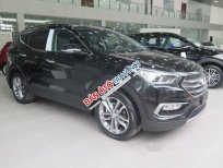 Hyundai Santa Fe  AT 2017 - Bán xe Hyundai Santa Fe AT năm 2017, màu đen, nhập khẩu  