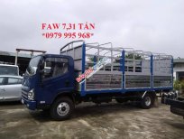 FAW FRR 2017 - Bán xe tải Faw 7.31 tấn thùng dài 6.25M, cabin Isuzu, máy khỏe. L/H 0979 995 968