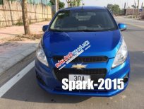 Chevrolet Spark LS 2015 - Cần bán lại xe Chevrolet Spark LS 2015, màu xanh lam số sàn
