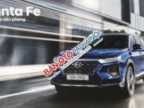 Hyundai Santa Fe   AT  2019 - Bán Hyundai Santa Fe AT sản xuất năm 2019, màu xanh lam