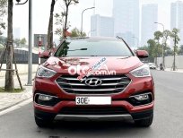 Hyundai Santa Fe AT 2017 - Cần bán lại xe Hyundai Santa Fe AT năm 2017, màu đỏ