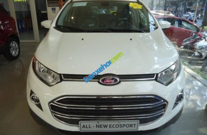 Ford EcoSport Titanium 2016 - Bán ô tô Ford EcoSport Titanium đời 2016, màu trắng, 635tr