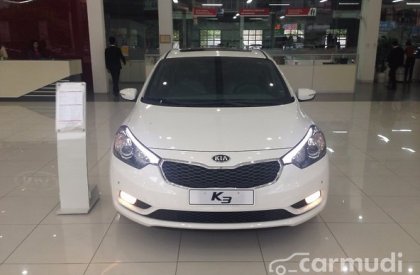 Kia K3 1.6 AT 2016 - Cần bán xe Kia K3 1.6 AT đời 2016, màu trắng