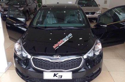 Kia K3 MT 2016 - Bán xe Kia K3 MT đời 2016, màu đen, giá chỉ 565 triệu, hỗ trợ trả góp 100%, giao xe tận nhà
