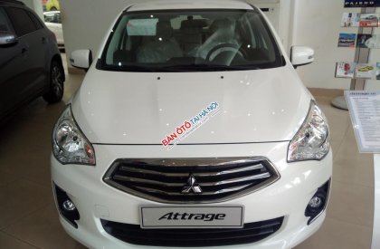 Mitsubishi Attrage CVT 2015 - Bán xe Mitsubishi Attrage CVT năm 2015, màu trắng, nhập khẩu