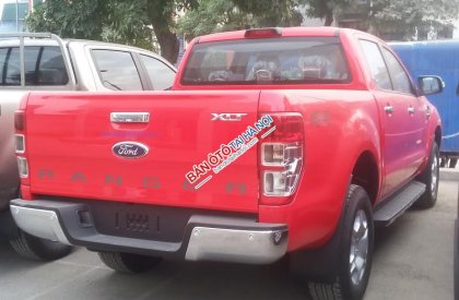 Ford Ranger XLT 4x4 MT 2017 - Bán xe Ford Ranger XLT 4x4 MT đời 2017, màu đỏ, xe nhập, tặng phụ kiện hỗ trợ trả góp tại Vĩnh Phúc