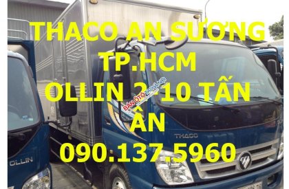 Thaco OLLIN 700B 2016 - Cần bán Thaco OLLIN 700B năm sản xuất 2016, màu xanh lam