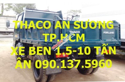 Thaco FORLAND FLD600C 2016 - TP. HCM: Forland FLD600C, 600B đời mới, màu xanh lam, giá chỉ 419 triệu