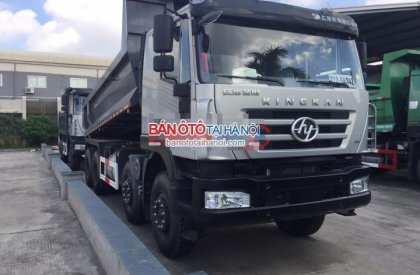 Hãng khác Hongyan 8x4 2015 - Cần bán xe tải Hongyan 8x4 sản xuất 2015, màu bạc, xe nhập