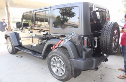 Jeep Wrangler Rubicon 2015 - Cần bán Jeep Wrangler Rubicon đời 2015, màu đen, xe nhập