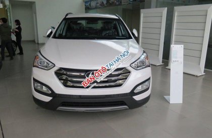 Hyundai Santa Fe  CRDi  2017 - Bán Hyundai Santa Fe CRDi đời 2017, màu trắng