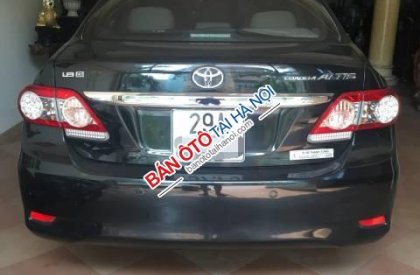 Toyota Corolla   2012 - Chính chủ bán xe Corolla Altis 2012 màu đen, biển số Hà Nội