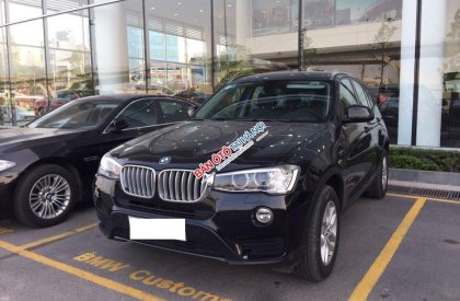 BMW X3  20i 2016 - Bán xe BMW X3 2016 màu đen máy xăng 2.0L Turbo nhập khẩu nguyên chiếc. Bán xe trả góp, giao xe ngay