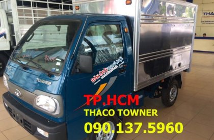 Thaco TOWNER 750A 2016 - TP. HCM Towner 800, đời thùng kín tôn kẽm