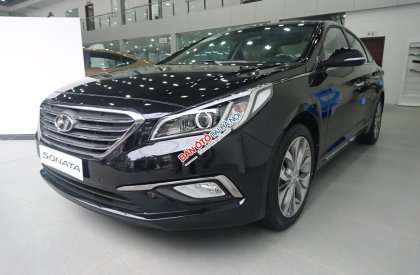 Hyundai Sonata 2017 - Hyundai Sonata sản xuất 2017 màu đen nhập khẩu nguyên chiếc Hàn Quốc, hỗ trợ trả góp lên đến 90% -.LH: 0904675566