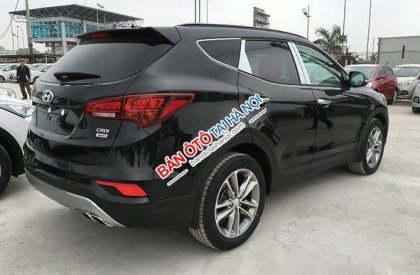 Hyundai Santa Fe  CRDI  2017 - Cần bán Hyundai Santa Fe CRDI đời 2017, màu đen