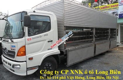 Hino 500 Series 2017 - Xe chở gia súc, xe chở lợn 3-5 tấn, 8-10 tấn, 3 chân Hino, Isuzu 2017