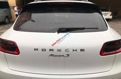 Porsche Macan S 2014 - Chính chủ bán Porsche Macan S sản xuất 2014, màu trắng, nhập khẩu