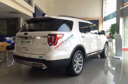 Ford Explorer Limitted 2017 - Cần bán xe Ford Explorer Limitted đời 2017, màu trắng, xe nhập