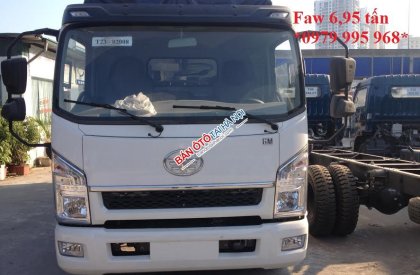 FAW FRR 2017 - Bán xe tải Faw 6.95 tấn, thùng khung mui phủ bạt. Liên hệ 0979 995 968