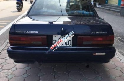 Nissan Bluebird SE 2.0 1992 - Bán xe Nissan Bluebird SE 2.0 đời 1992, màu xanh lam, xe nhập, 75tr