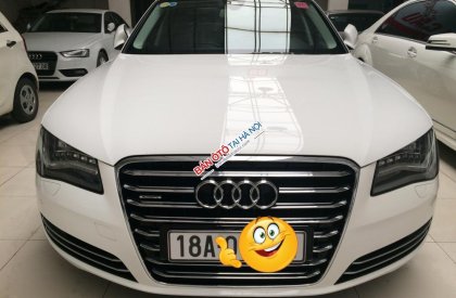 Audi A8 L 3.0 Quattro 2012 - Cần bán Audi A8 L 3.0 Quattro model 2012, màu trắng, chạy lướt 11000km, như xe mới