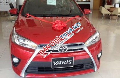 Toyota Yaris  AT  2017 - Bán ô tô Toyota Yaris AT đời 2017, màu đỏ