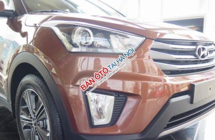 Hyundai Creta  AT 2017 - Cần bán Hyundai Creta AT đời 2017, màu nâu, nhập khẩu
