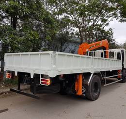 Xe chuyên dùng Xe tải cẩu 2017 - Xe tải cẩu HINO - tải 6,5t - thùng dài 6,5m - cẩu 5 tấn 4 khúc nhập khẩu Hàn Quốc
