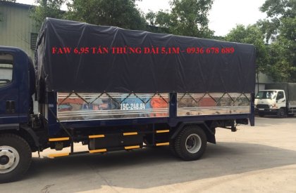 Howo La Dalat 2017 - Xe tải GM FAW 6,95 tấn thùng dài 5m1. Giá rẻ nhất toàn quốc