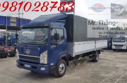 Howo La Dalat 2018 - Bán xe FAW xe tải thùng đời 2018, màu xanh lam