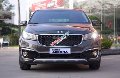 Kia Sedona DAT 2018 - Bán ô tô Kia Sedona DAT đời 2018, màu nâu