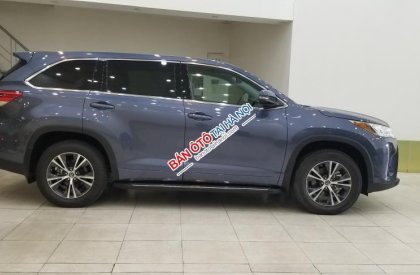 Toyota Highlander LE 2017 - Cần bán xe Toyota Highlander LE năm 2017, màu xanh lam, xe nhập