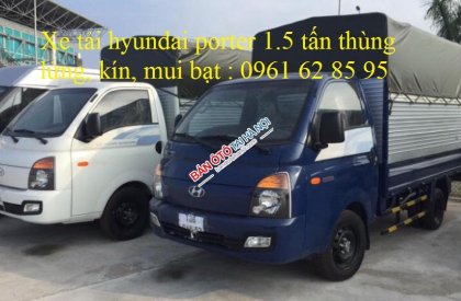 Xe tải 2500kg  Hyundai H150 2018 - Xe tải Hyundai 1 tấn 5 thùng lửng, kín, mui bạt, giá đại lý