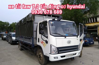 Howo La Dalat 2018 - Xe tải FAW 7,3 tấn đời mới, động cơ Hyundai nhập Hàn Quốc, thùng dài 6m25, giá rẻ nhất