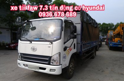 Howo La Dalat 2018 - Xe tải FAW 7,3 tấn đời mới, động cơ Hyundai nhập Hàn Quốc, thùng dài 6m25, giá rẻ nhất