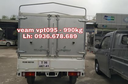 Veam Star 2018 - Giá xe Veam VPT095 rẻ nhất cả nước, thùng bạt 2m6, tải 990kg, nội thất hiện đại