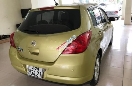 Nissan Tiida 1.6 AT 2007 - Cần bán gấp Nissan Tiida 1.6 AT sản xuất năm 2007, màu vàng, nhập khẩu Nhật Bản