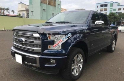 Ford F 150 Platinum 2015 - Bán ô tô Ford F 150 Platinum đời 2015, màu xanh lam, full option