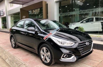 Hyundai Accent 1.4 2018 - Hyundai Lê Văn Lương - bán Hyundai Accent 2018 màu đen, tặng phụ kiện 18tr