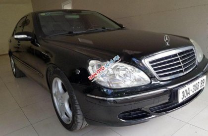 Mercedes-Benz S class 2004 - Cần bán lại xe Mercedes năm sản xuất 2004, màu đen, xe nhập, giá chỉ 445 triệu