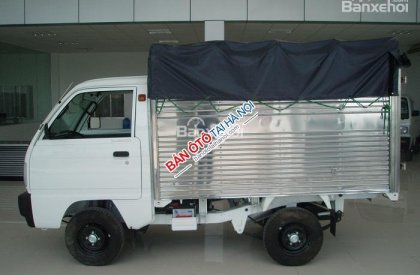 Suzuki Supper Carry Truck 2017 - Bán Suzuki Truck 5 tạ giá rẻ, Suzuki tải 5 tạ, thùng kín mui bạt, đời 2018, màu trắng
