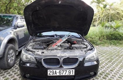 BMW 5 Series 520i 2004 - Cần bán lại xe BMW 5 Series 520i đời 2004, màu đen, xe nhập, giá tốt