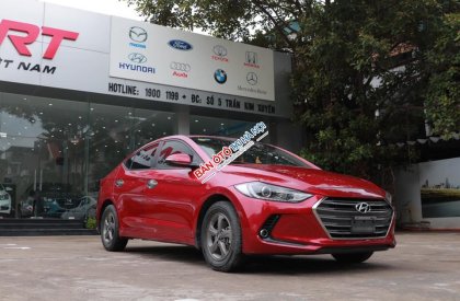 Hyundai Elantra GLS 2016 - Cần bán xe Hyundai Elantra GLS 1.6 MT 2016, màu đỏ, 525 triệu